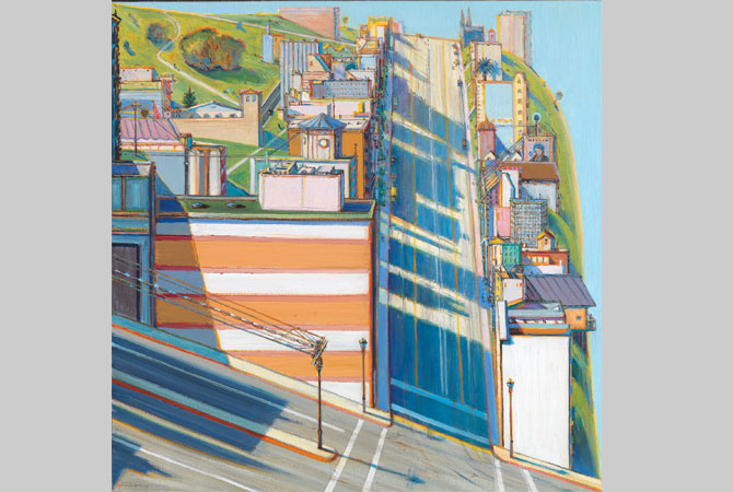 wayne thiebaud cityscapes