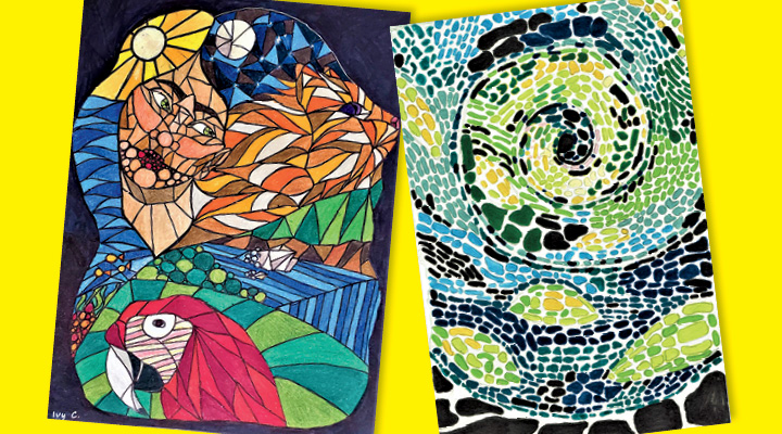 Pattern Making Art Project Patterns That Pop Studio Project Article for Students | Scholastic Art ...