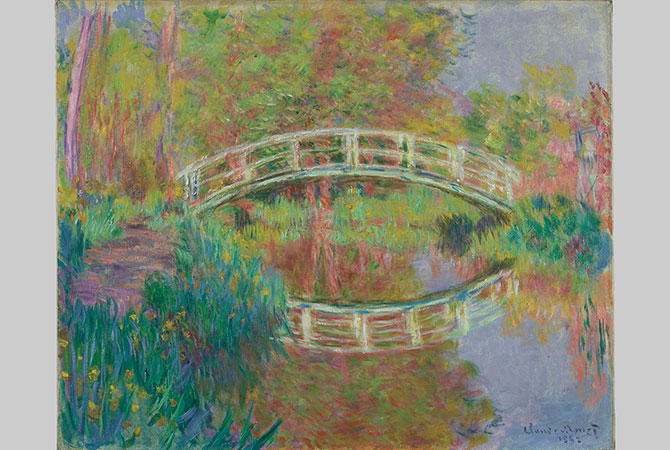 他の方発送×Claude Monet 【arched bridge】 Claude Monet - Bridge over a Pond of Water Lilies - The