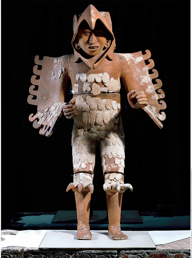 aztec eagle warrior headdress